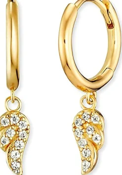 Engelsrufer Damen Creole aus Sterling Silber ERE-FLYWING1-ZI-CR