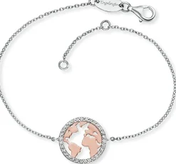 Engelsrufer Damen-Armband aus 925 Silber ERB-WORLD-BICOR-ZI