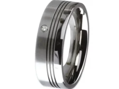Ernstes Design Damen Brillant Ring Größe 55 Silber R136-55