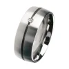 Ernstes Design Damen Diamant Ring Größe 55 Silber R67-8-55