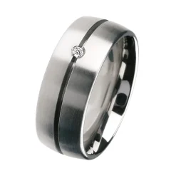Ernstes Design Damen Diamant Ring Größe 55 Silber R67-8-55
