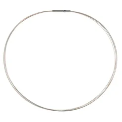 Ernstes Design Damen Halsreif 5-Fach Drahtseil Länge 45cm Bicolor DS5C-ROT-45