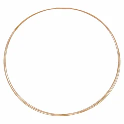 Ernstes Design Damen Halsreif 5-fach Länge 40cm Gold DS5-RG-40