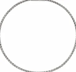 Ernstes Design Damen Halskette Zopfkette Silber 50cm AK9-50