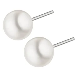 Ernstes Design Damen Ohrstecker Perlen Silber E248