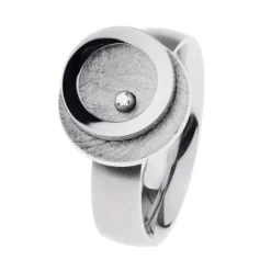 Ernstes Design Damen Ring Evia Größe 55 Silber R714-55