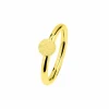 Ernstes Design Damen Ring mattiert Größe 55 Gold R472-55