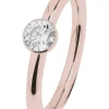 Ernstes Design Damen Ring Evia mit Zirkonia Größe 55 Rosegold R470-WH-55