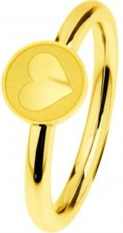 Ernstes Design Damen Ring Evia Größe 55 Gold R481-55