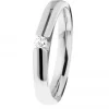 Ernstes Design Damen Ring Diamant 0,065ct Evia Größe 55 Silber R509-55