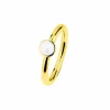 Ernstes Design Damen Ring Evia mit Button-Perle Größe 55 Gold R493-55