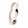 Ernstes Design Damen Zirkonia Ring Größe 57 Rosegold R562-57