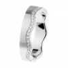 Ernstes Design Damen Zirkonia Ring Größe 57 Silber R553-57