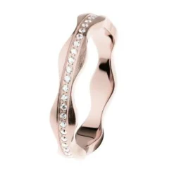Ernstes Design Damen Zirkonia Ring Größe 57 Rosegold R552-57