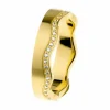 Ernstes Design Damen Zirkonia Ring Größe 57 Gold R554-57