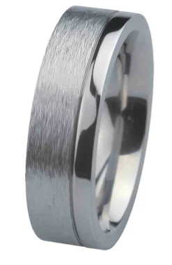 Ernstes Design Unisex Ring Größe 61 Silber R221.7-61