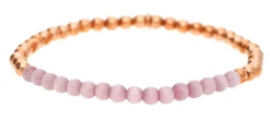 Esprit Damen Armband Edelstahl Rosegold/lila Spheres ESBR11641E165