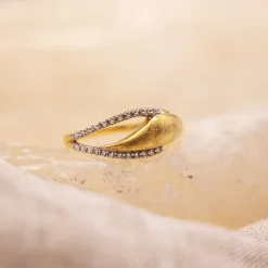 Fascination by Ellen K. 585 Gold zweifarbig mit 24x Zirkonia weiß Ring 41679112601694