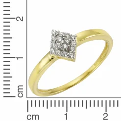 Fascination by Ellen K. 375 Gelb Zirkonia Ring 41675917394014