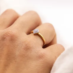 Fascination by Ellen K. 375 Gelb Zirkonia Ring 41675917394014