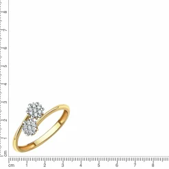 Fascination by Ellen K. Gold 375 mit 14x Zirkonia weiß Ring 41676924846174