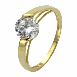 Fascination by Ellen K. Gold 333 mit Zirkonia weiß 8mm Ring 41677358792798