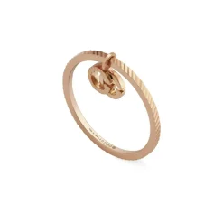 Gucci Damen Ring GG RUNNING Roségold YBC648599003