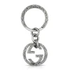 Gucci Schlüsselanhänger Unisex Interlocking G Silber YBF45530800100U