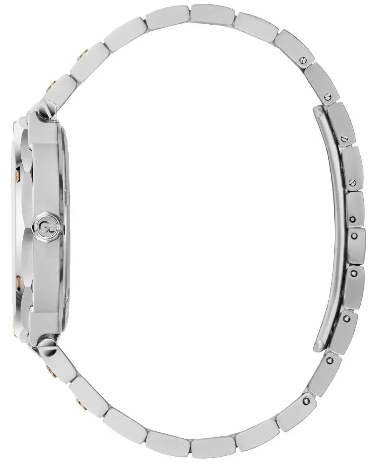 Guess Collection Damen Armbanduhr GC Spirit Lady Silber-Roségold Y60001L1MF