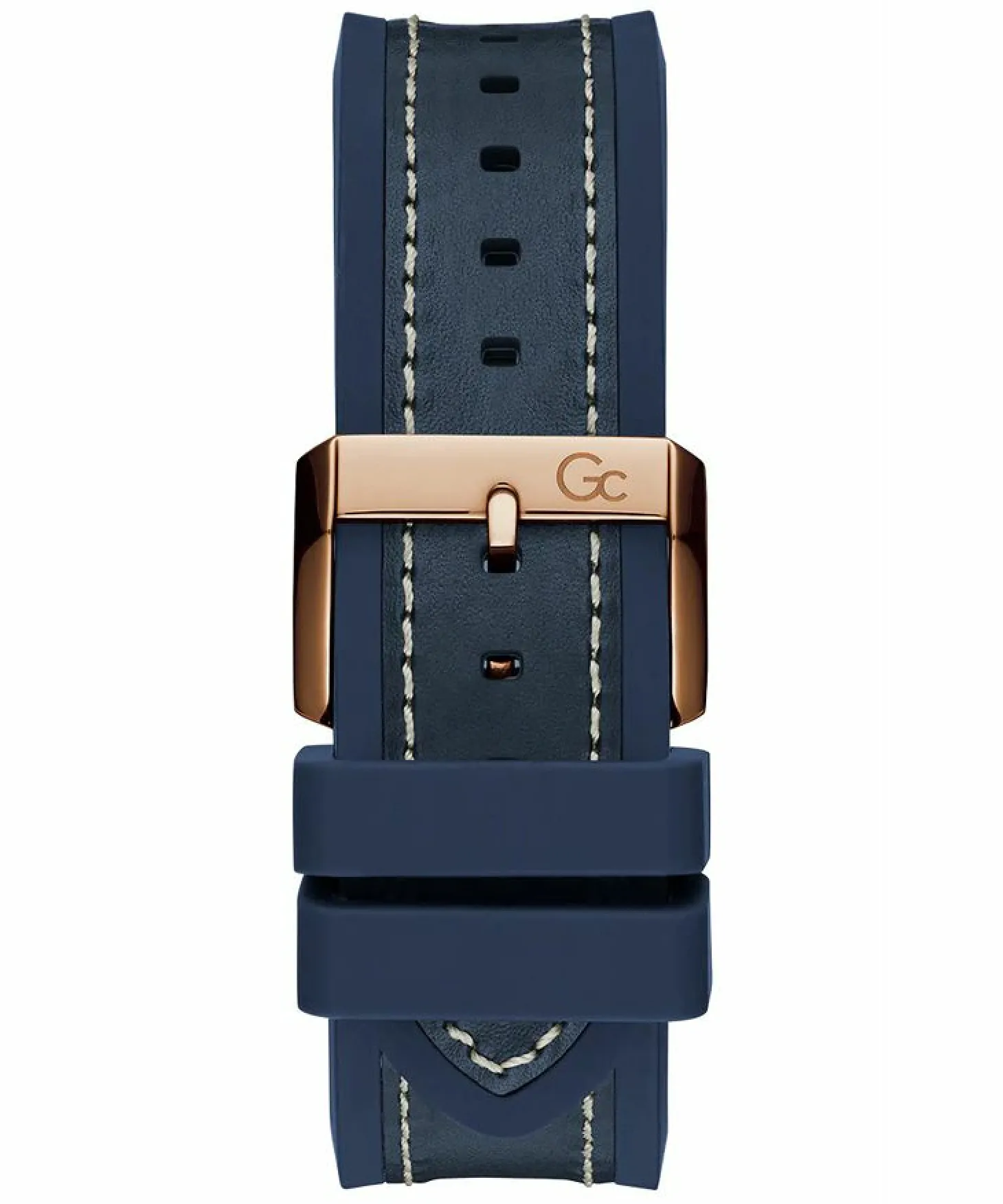 Guess Collection Herren Armbanduhr Gc One Sport Chrono Flexstrap Blau Z14008G7MF