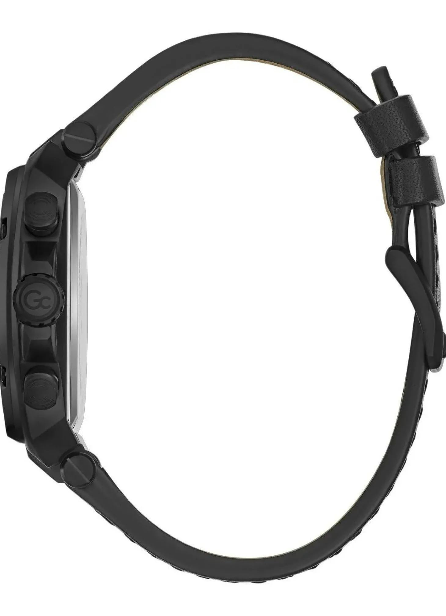 Guess Collection Herren Chronograph GC Spirit Tonneau Schwarz Y83003G2MF