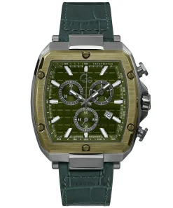 Guess Collection Herrenuhr Spirit Tonneau grün Y83011G9MF