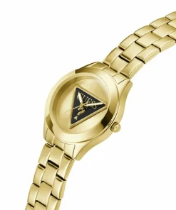 Guess Damen Armbanduhr TRI PLAQUE gold 34 mm GW0675L2