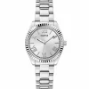 Guess Damen Armbanduhr MINI LUNA silber 30 mm GW0687L1