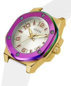 Guess Damen Armbanduhr 38 mm Armband Silikon GW0556L2