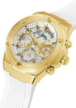 Guess Damen Armbanduhr 39 mm Armband Silikon GW0409L2