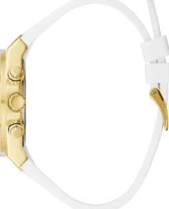 Guess Damen Armbanduhr 39 mm Armband Silikon GW0409L2