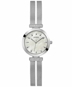 Guess Damen Armbanduhr Array silber 28 mm GW0471L1