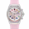 Guess Damen Armbanduhr Chronograph Athena rosa 39 mm GW0438L7