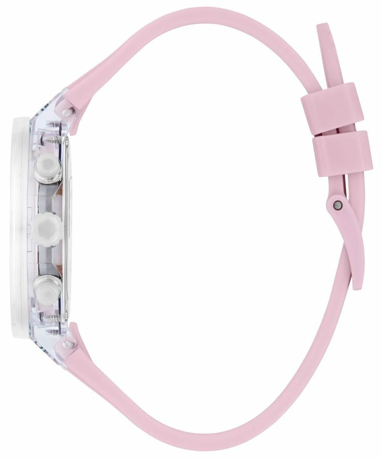 Guess Damen Armbanduhr Chronograph Athena rosa 39 mm GW0438L7