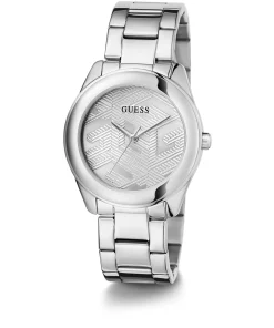 Guess Damen Armbanduhr Cubed silber 40 mm GW0606L1