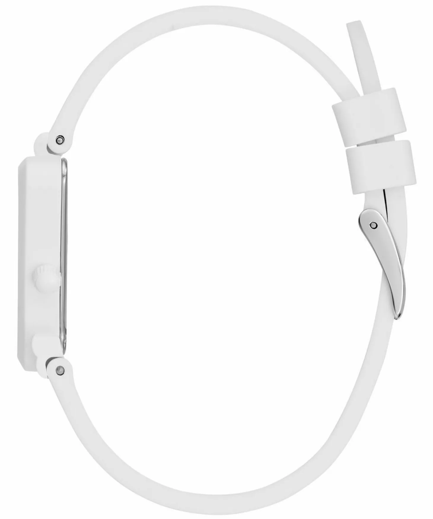 Guess Damen Armbanduhr Fame Triangle weiß, mehrfarbig 35 mm GW0679L1