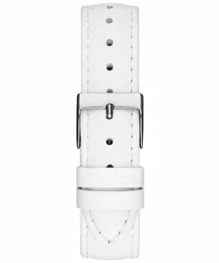 Guess Damen Armbanduhr G Gloss weiß, silber 36 mm GW0608L1