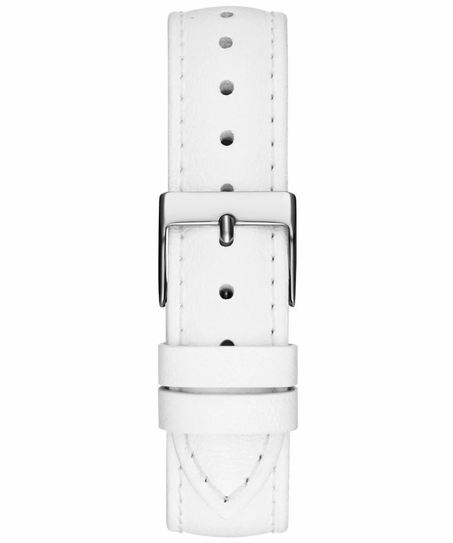 Guess Damen Armbanduhr G Gloss weiß, silber 36 mm GW0608L1