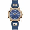 Guess Damen Armbanduhr G HYPE GW0617L3 Blau/Roségold