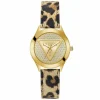 Guess Damen Armbanduhr GLITZ PLAQUE gold GW0745L2