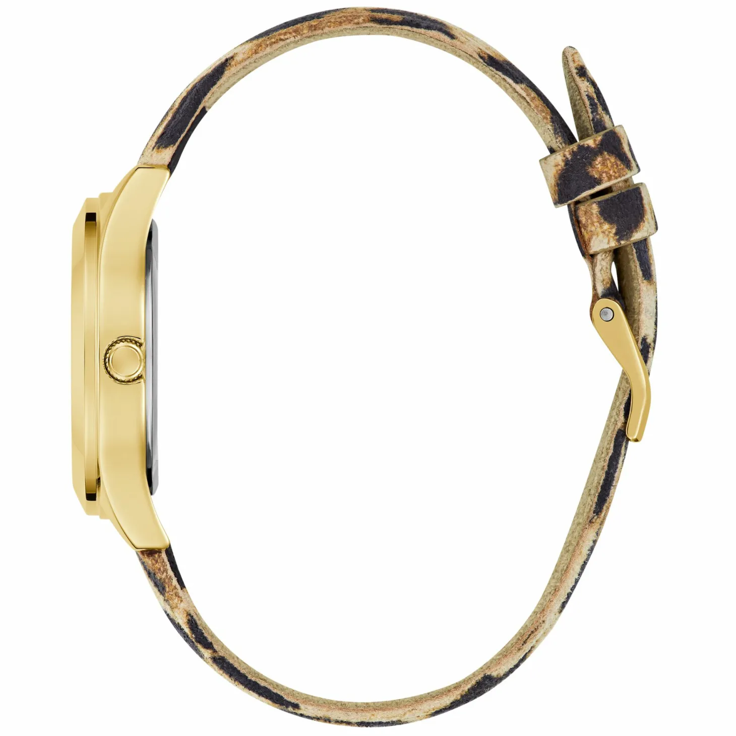 Guess Damen Armbanduhr GLITZ PLAQUE gold GW0745L2