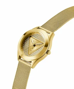 Guess Damen Armbanduhr gold GT GLITZ PLAQUE GW0835L2