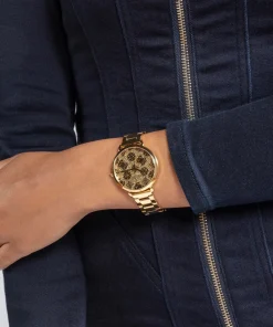 Guess Damen Armbanduhr Gold Sugarplum GW0670L2