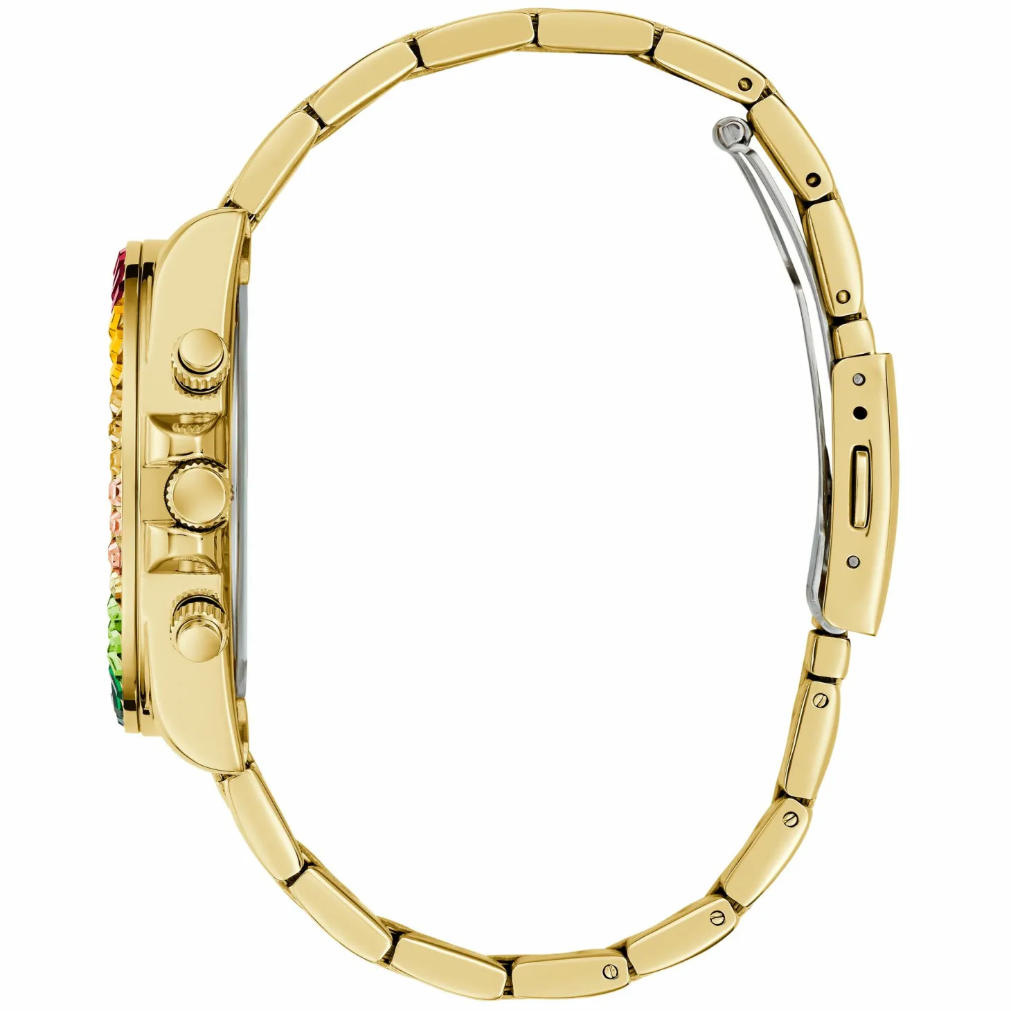 Guess Damen Armbanduhr Halo Rainbow